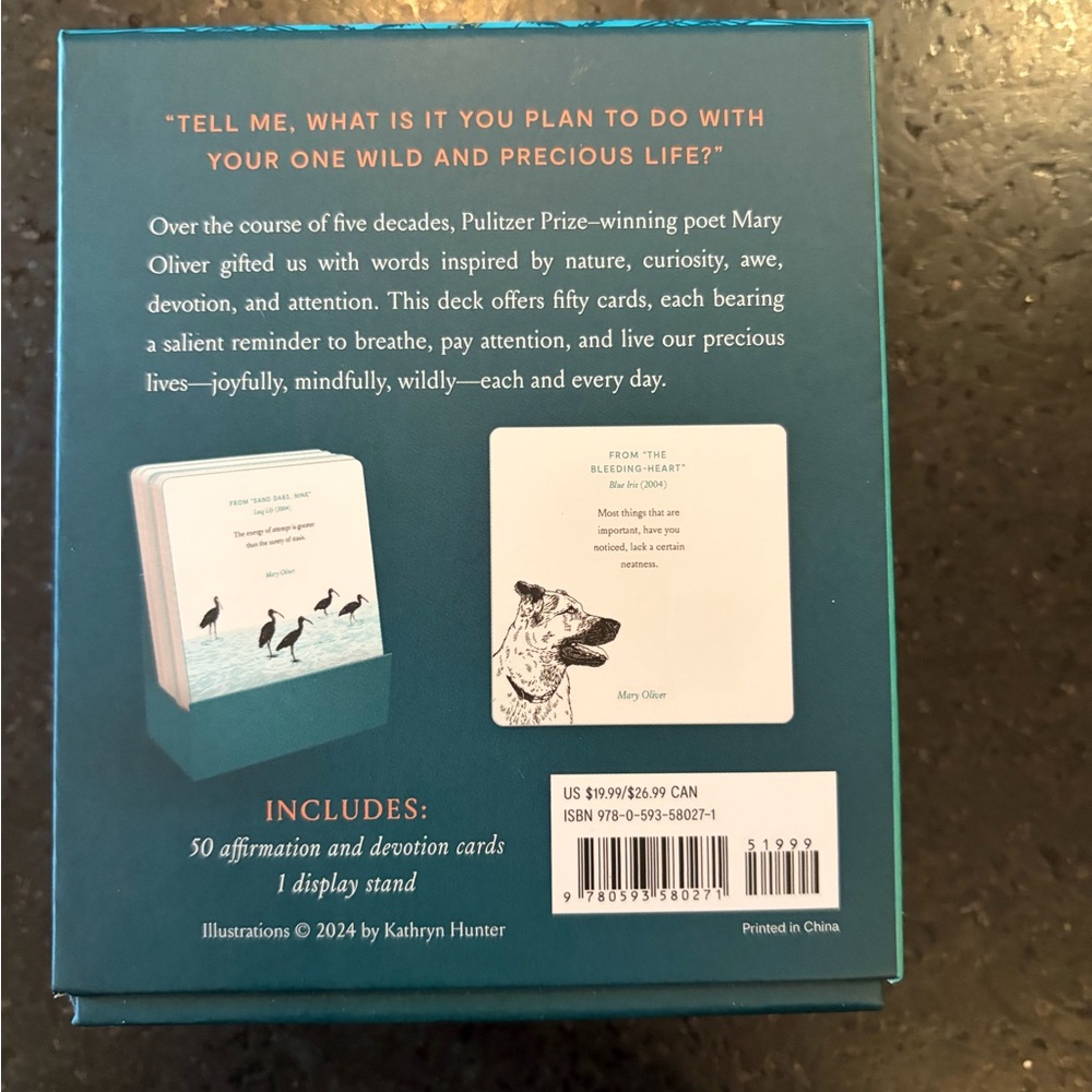 Instructions for Living Daily Devotions Deck - Teal - Picture 2 of 2
